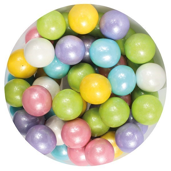 Purple Cupcakes 10mm Pearls Rainbow 80g