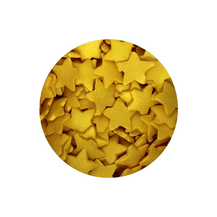 Scrumptious Gold Glimmer Stars - Large, 60g