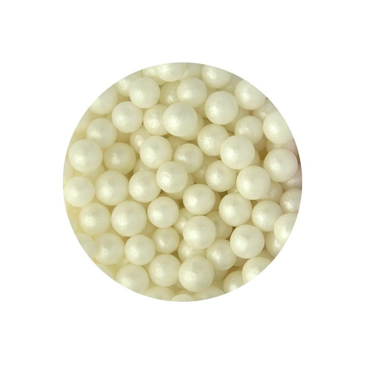 Scrumptious Mother Of Pearl Glimmer Pearls, 7mm, 80g
