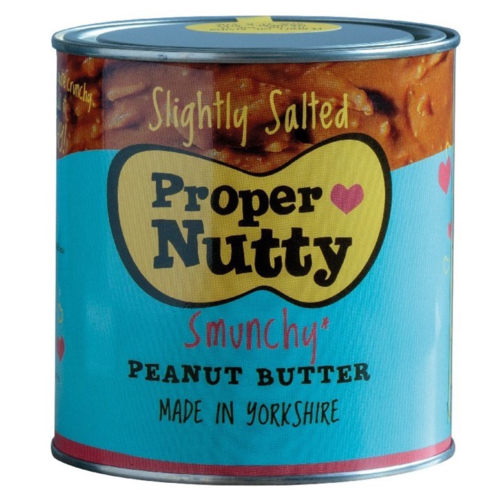 Proper Nutty Slightly Salted Peanut Butter - 2 x 1kg