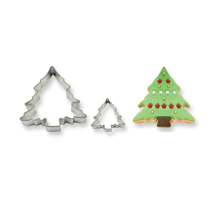 PME Christmas Tree Cookie Cutter - 2 Set