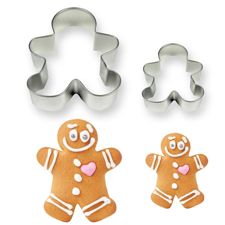 PME Gingerbread Man Cookie Cutter - 2 Set