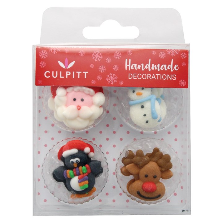 Christmas Friends Sugar Pipings - Retail Packed