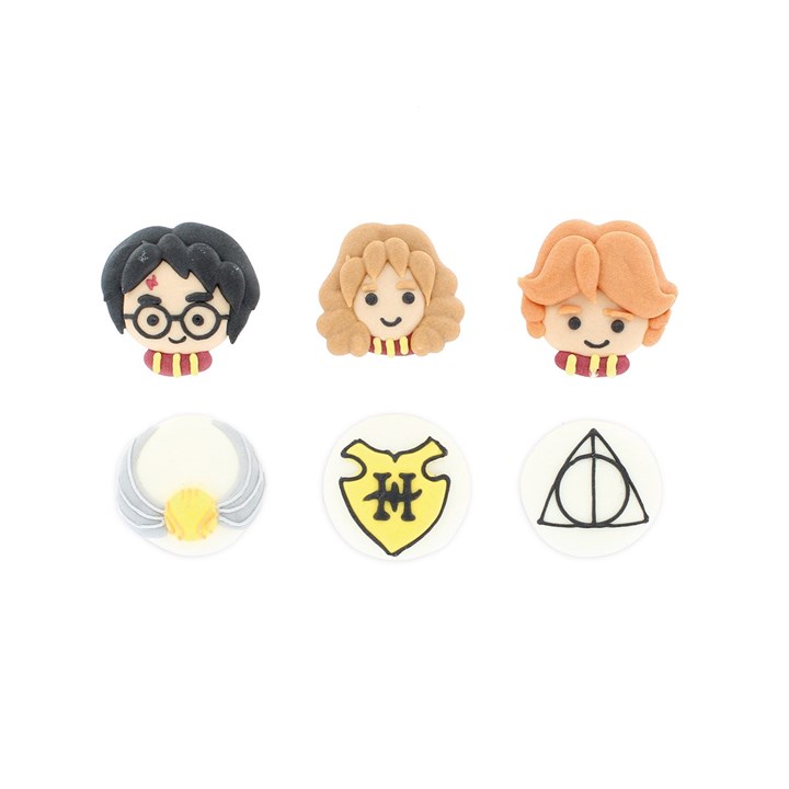 Harry Potter Collection - Handmade Royal Icing Decorations - 35mm - Bulk packed