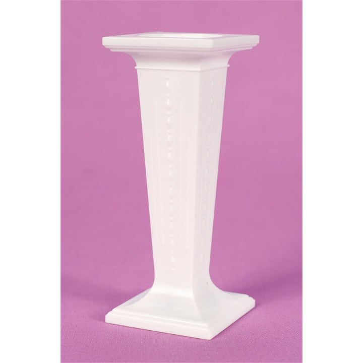 3.5'' Square White Plastic Pillars
