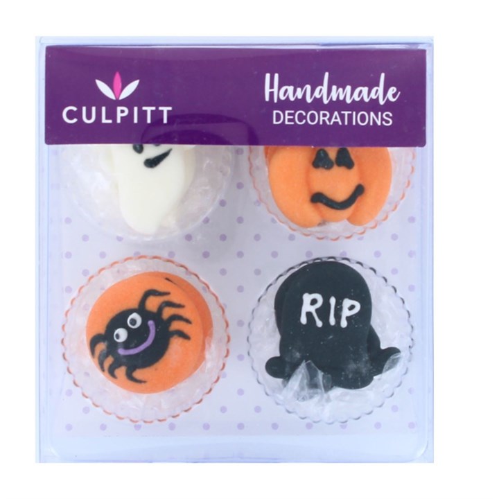 Culpitt - 12 Halloween RIP Sugar Decorations