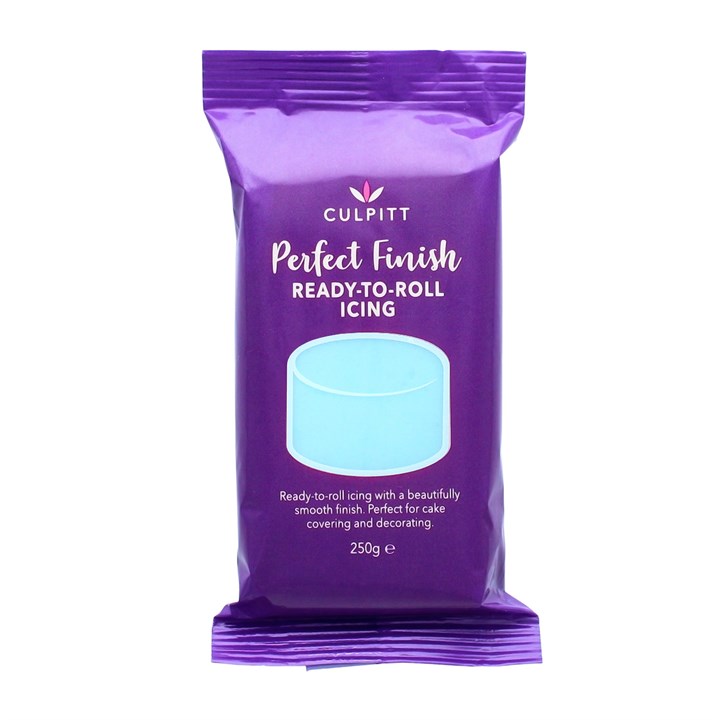 Culpitt Perfect Finish Ready to Roll Icing - Light Blue 250g - single-SALE