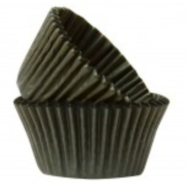 Black Muffin Cases - 50 pack