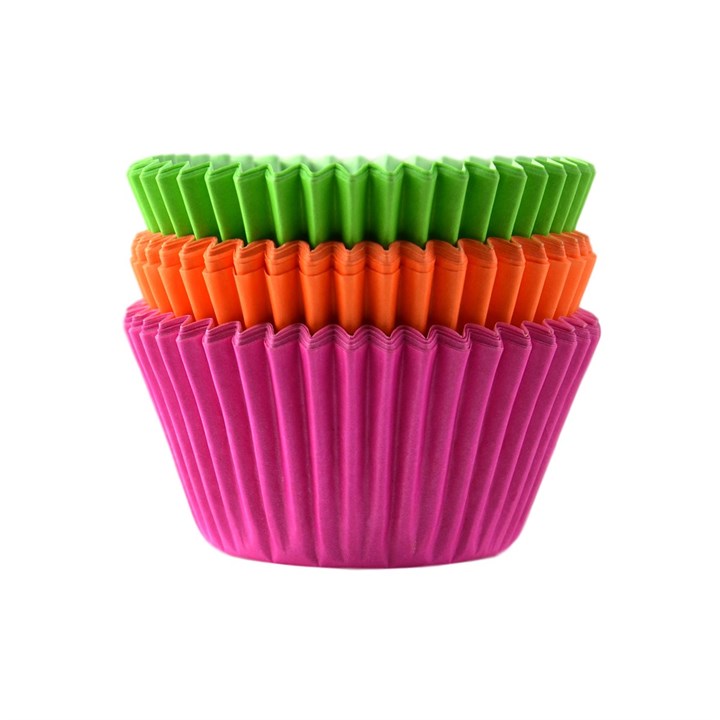 Neon Muffin Cases - 75 pack