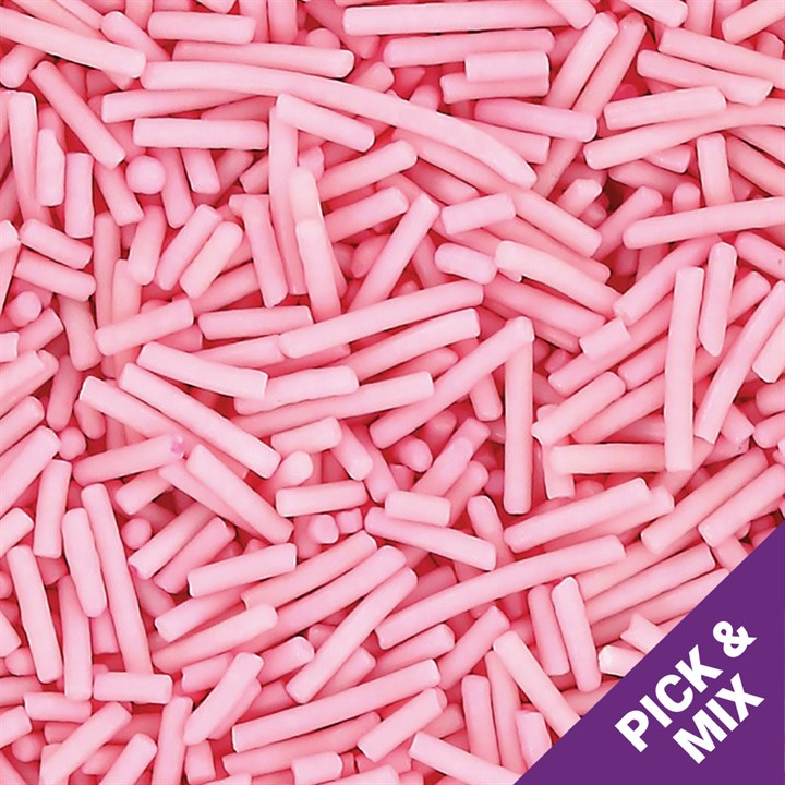 500g Culpitt Select Sprinkle Strands - Pink