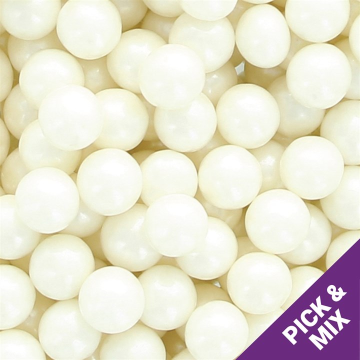 500g Culpitt Select Edible Pearls 7mm - White
