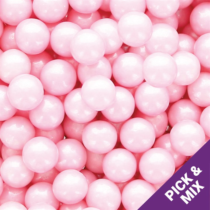 500g Culpitt Select Edible Pearls 7mm - Pink