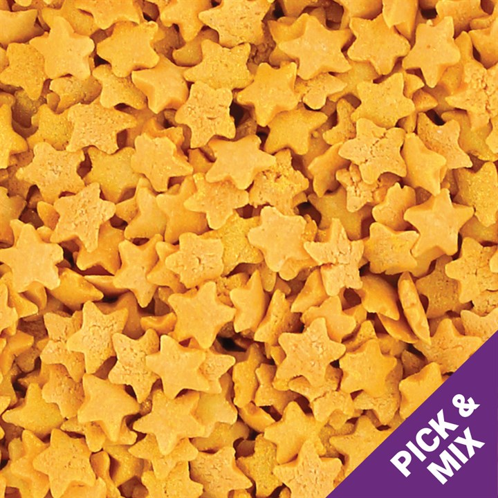 500g Culpitt Select Edible Stars - Gold