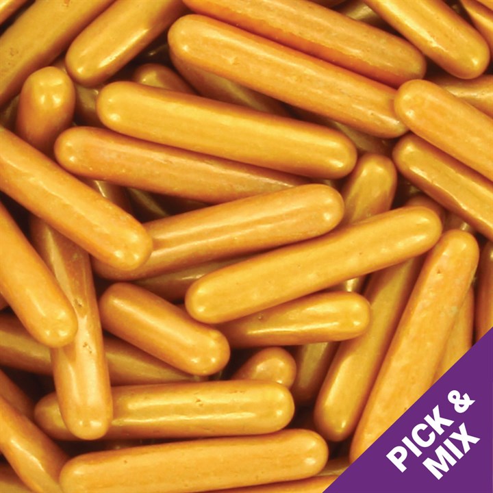 500g Culpitt Select Edible Rods 22mm - Gold