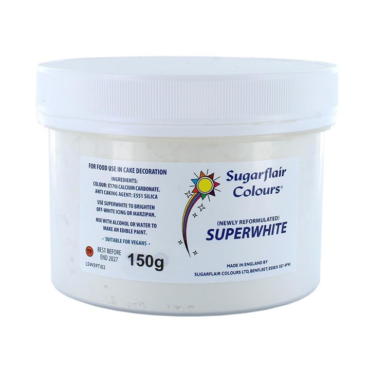 Sugarflair Titanium Free Superwhite 150g