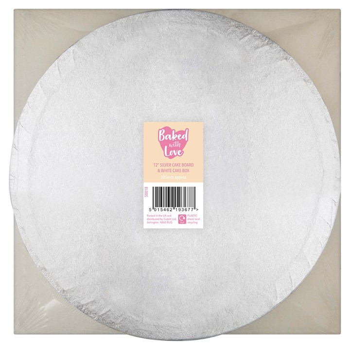 Cake Board and Box Combo 12'' by Baked with Love - single