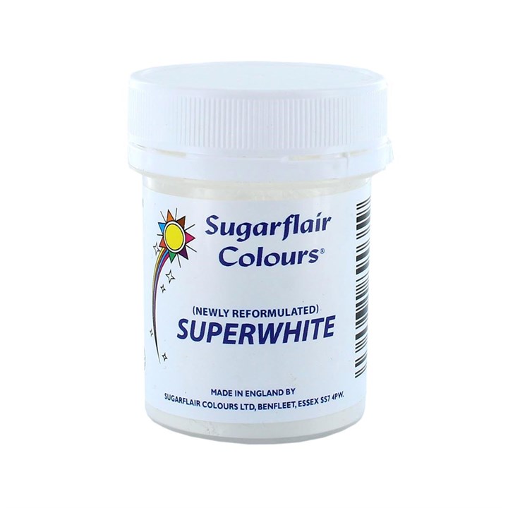 Sugarflair Titanium Free Superwhite 20g