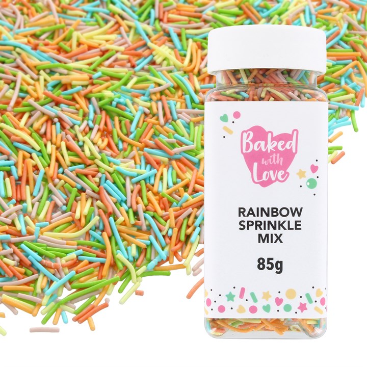 BWL Rainbow Sprinkles Strands - 85g