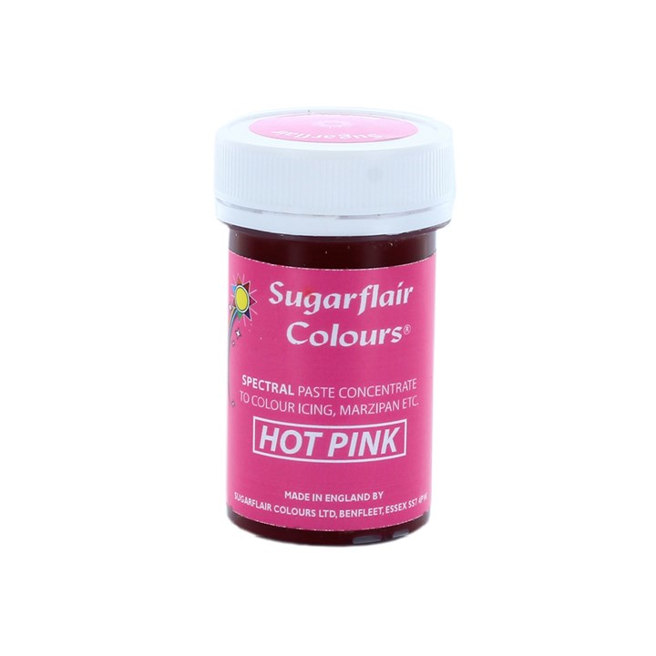 Sugarflair Paste Colours Spectral Hot Pink 25g