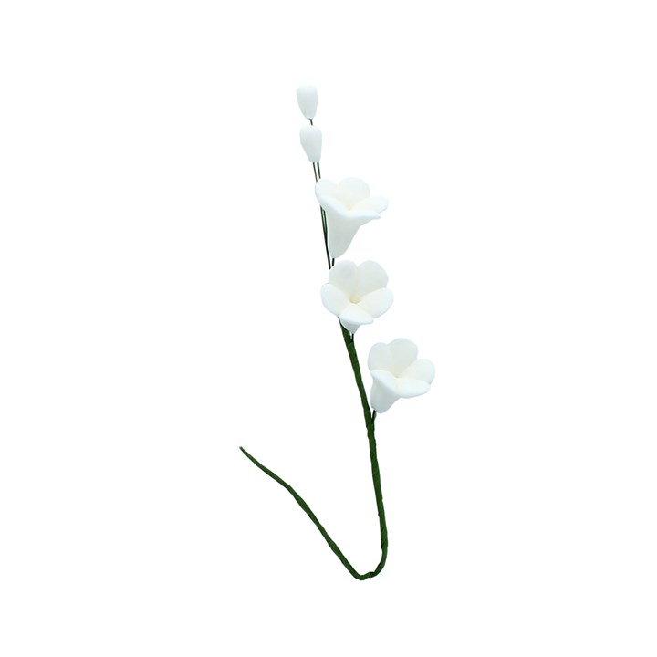 100mm White Sampaguita Sugar Flower Spray