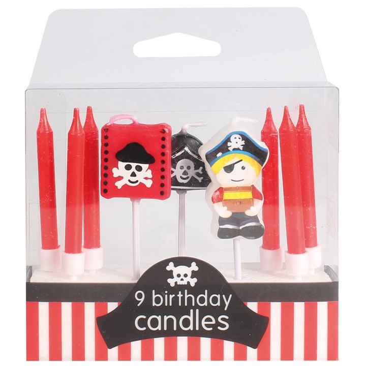 Pirate Candles - 9 pce - single
