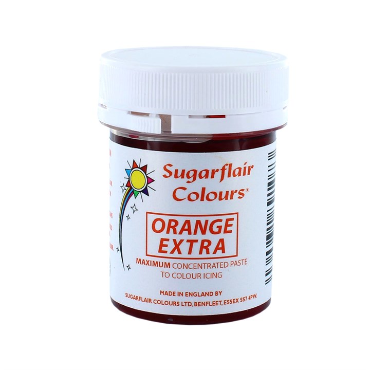 Sugarflair Paste Colour Orange Extra 42g