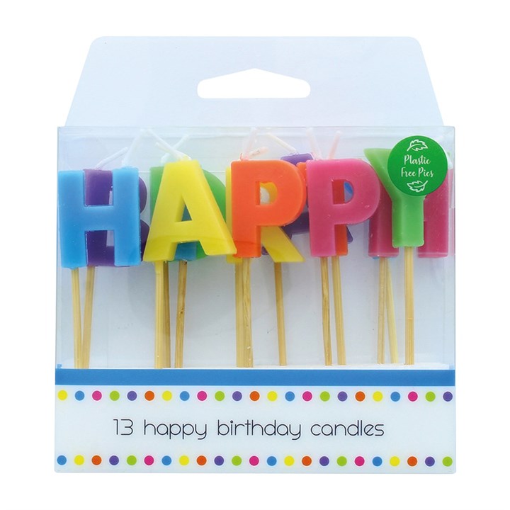 Happy Birthday Candles - 10 pack