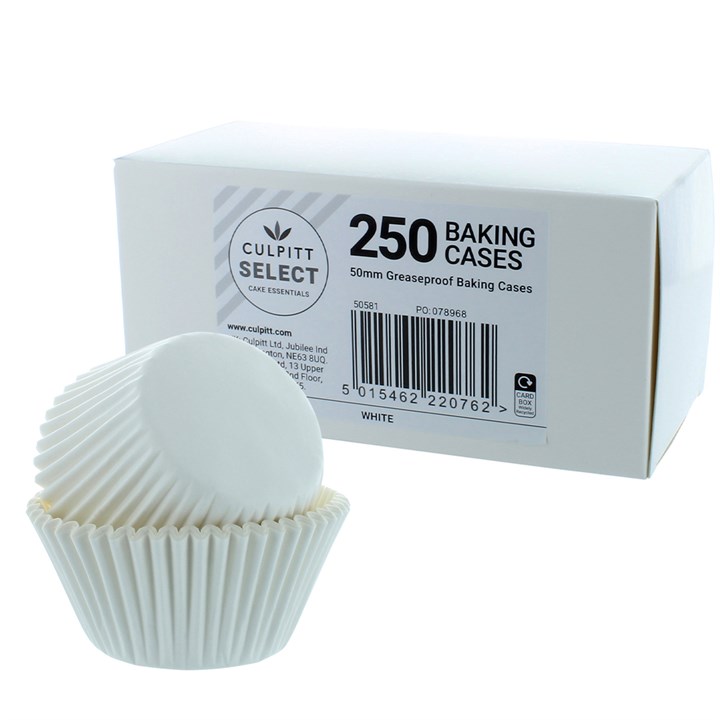 250 Culpitt Select Baking Cases - White