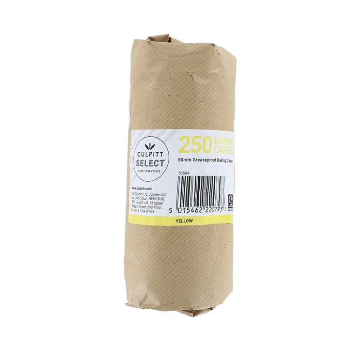250 Culpitt Select Baking Cases - Yellow