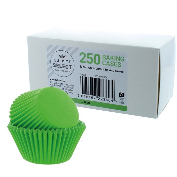 250 Culpitt Select Baking Cases - Green