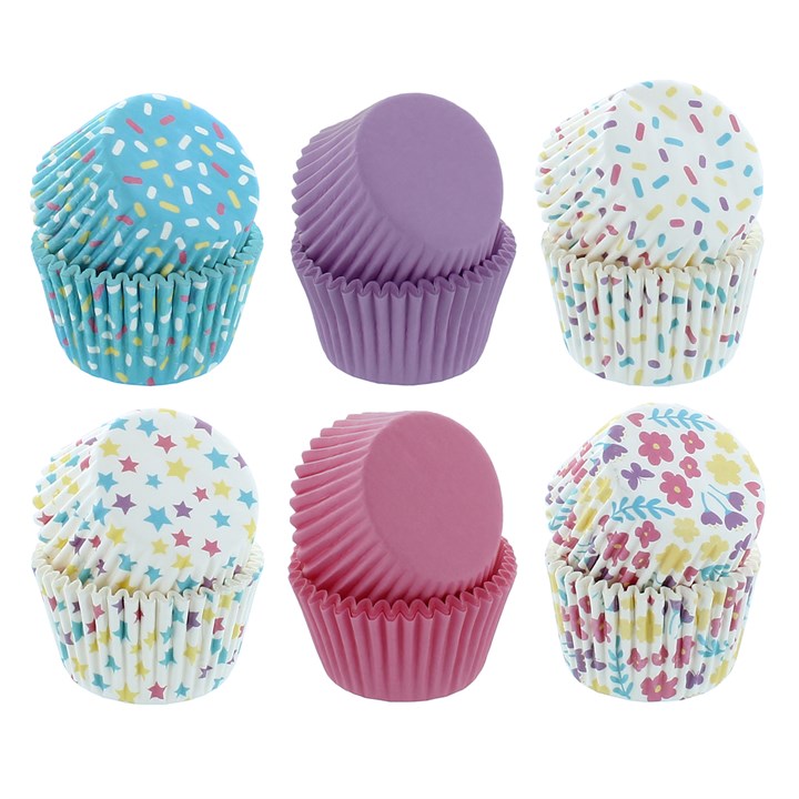 Baked with Love Confetti Baking Cases - 300 Pack