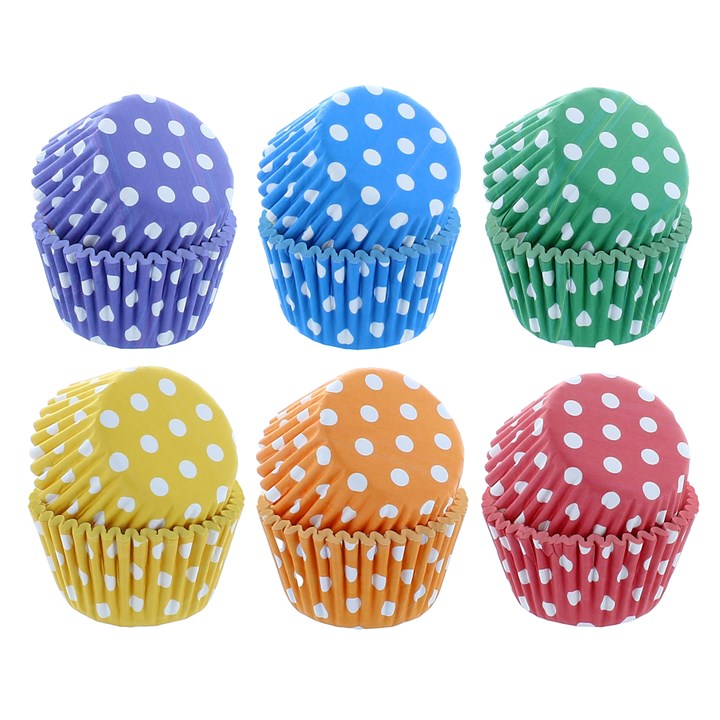 Baked with Love Polka Dot Baking Cases - 300 Pack