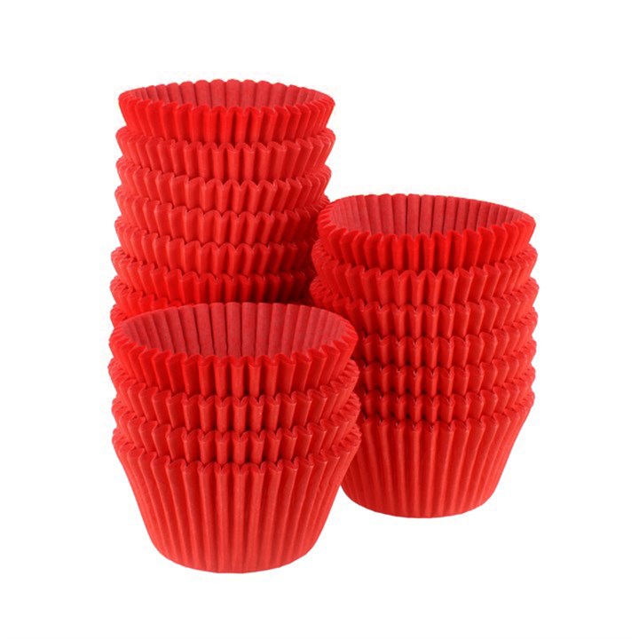 Red Muffin Cases - Bulk
