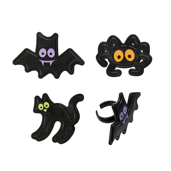 Assorted Halloween Character Rings - 144 / Bag