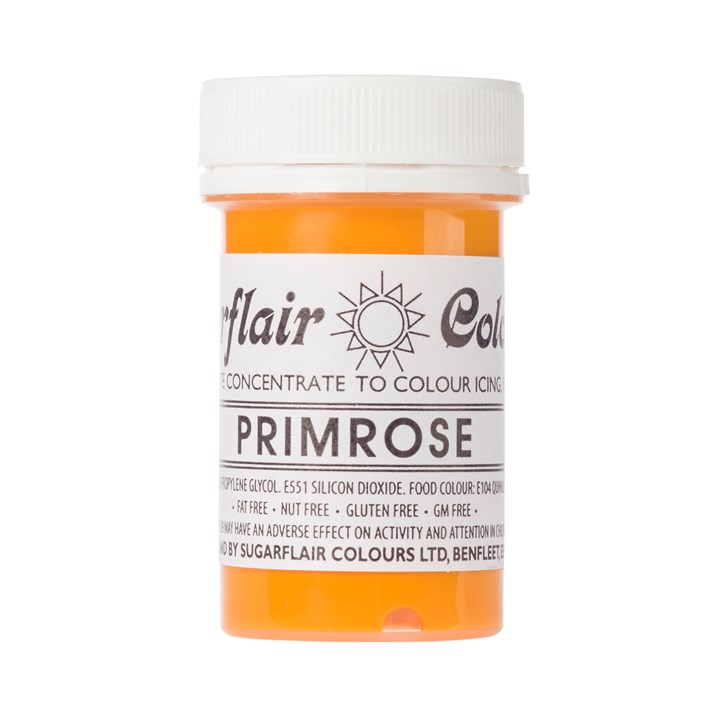 Sugarflair Paste Colours - Tartranil Primrose - 25g