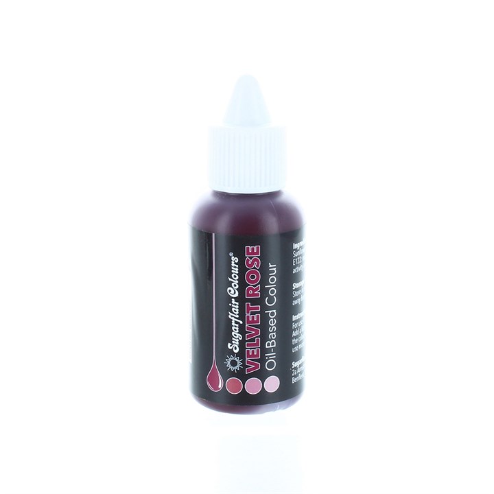 Sugarflair Oil Based Colour Velvet Rose 30ml