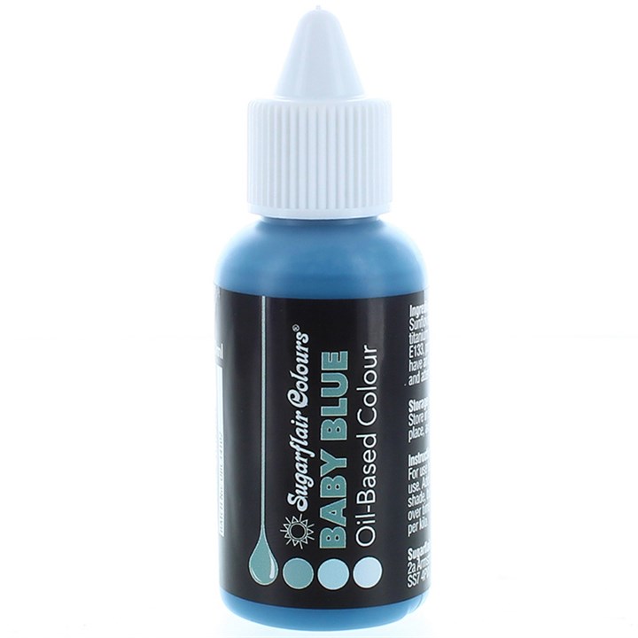 Sugarflair Oil-Based Colour - Baby Blue 30ml