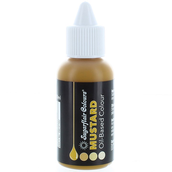 Sugarflair Oil Based Colour - Mustard Yellow 30ml