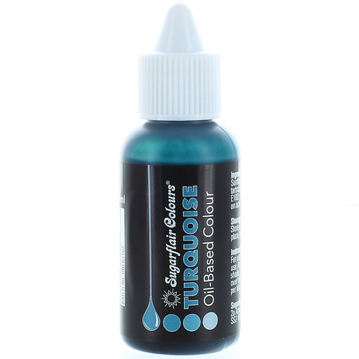 Sugarflair Oil Based Colour - Turquoise 30ml