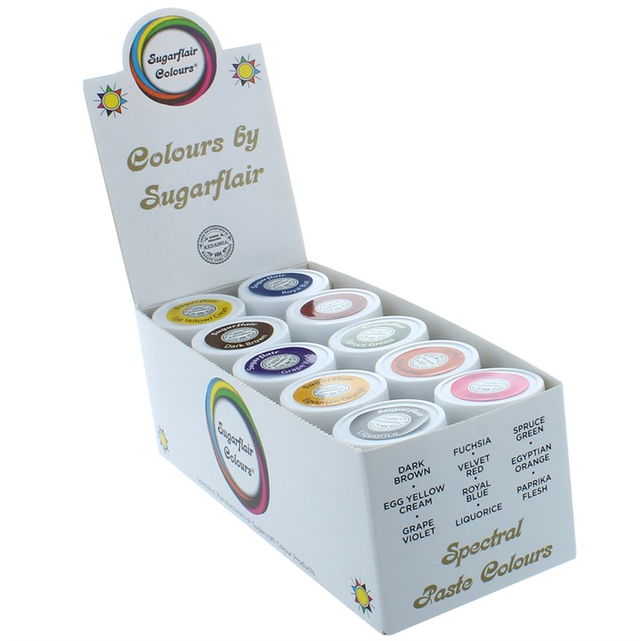 Sugarflair Spectral Paste Colour Collection