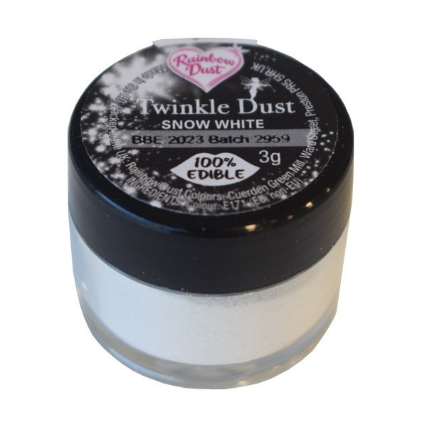 Rainbow Dust Twinkle Dust - Snow White - 3g loose pot