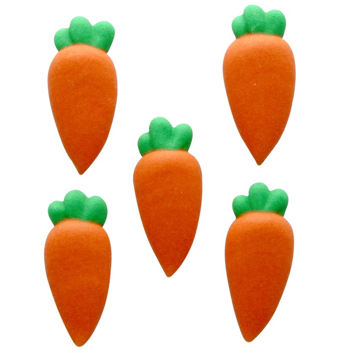 60 Culpitt Carrot Sugar Decorations