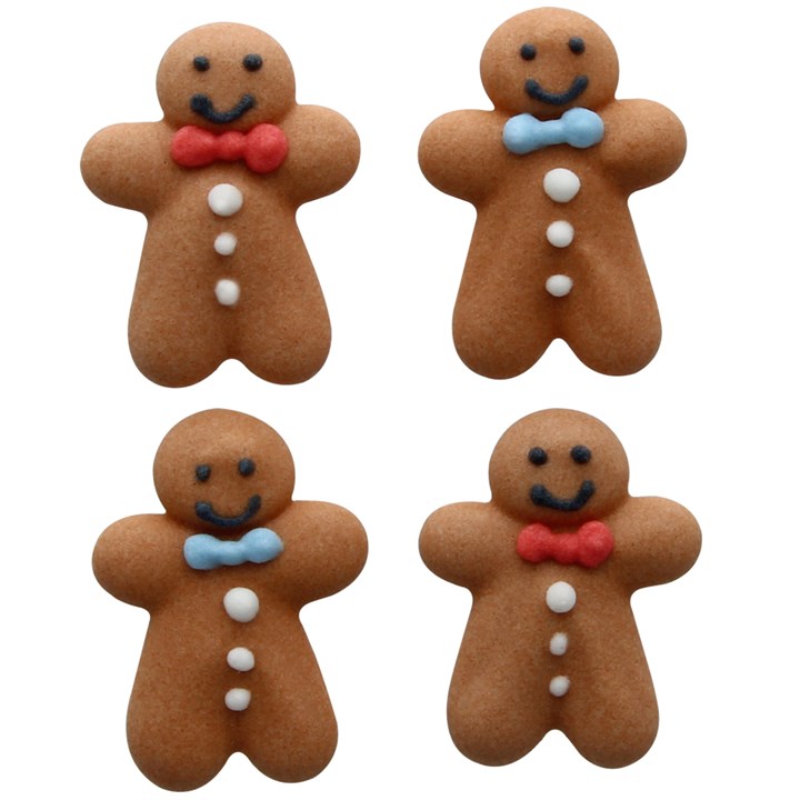 60 Gingerbread Men Sugar Decorations