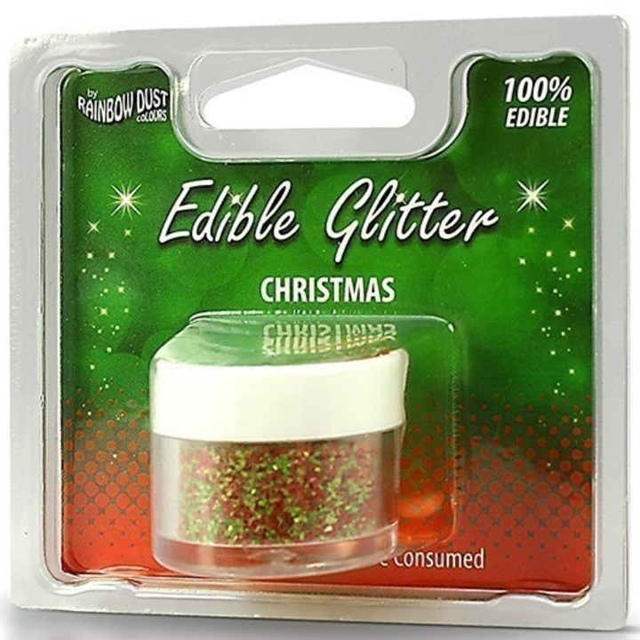 Rainbow Dust Edible Glitter - Christmas - RP - SALE