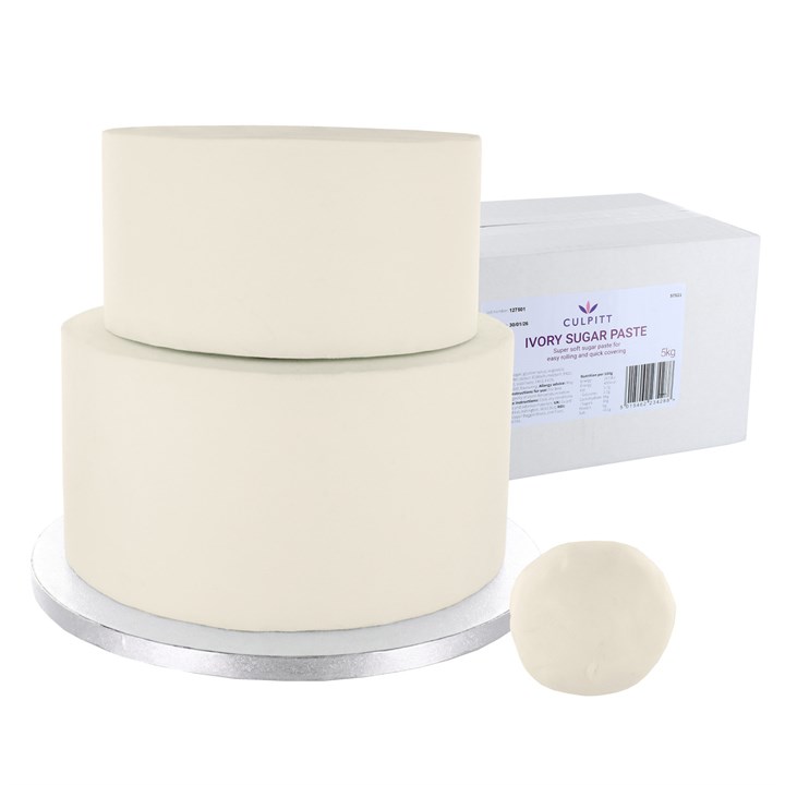 Culpitt Super Soft Sugar Paste - Ivory 5kg