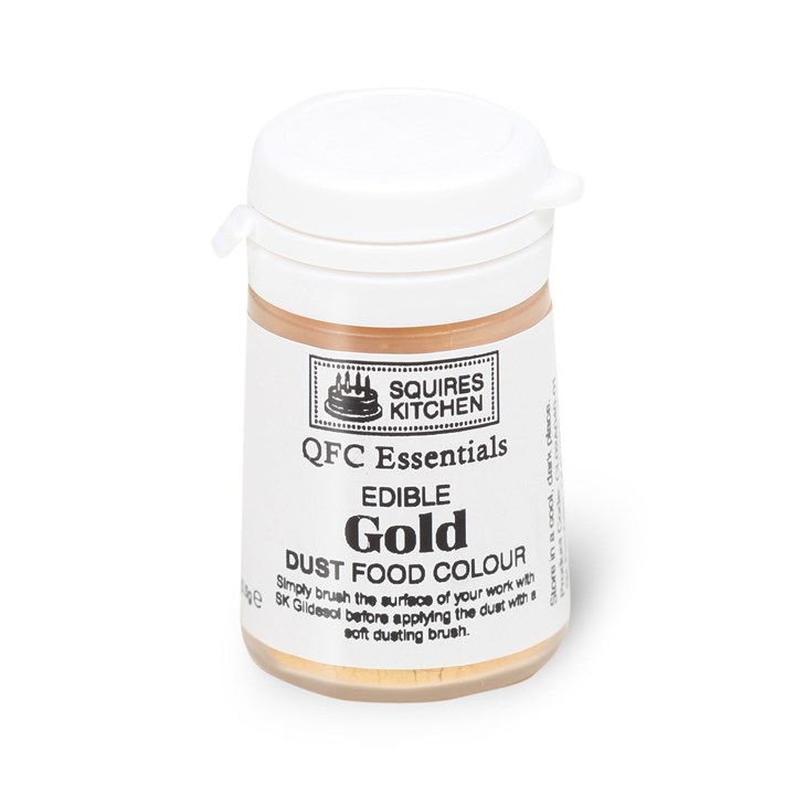 Squires Kitchen Edible Food Dust - Lustre Gold