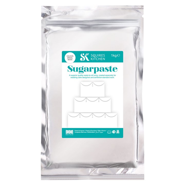 Squires Sugarpaste Bridal White 1kg