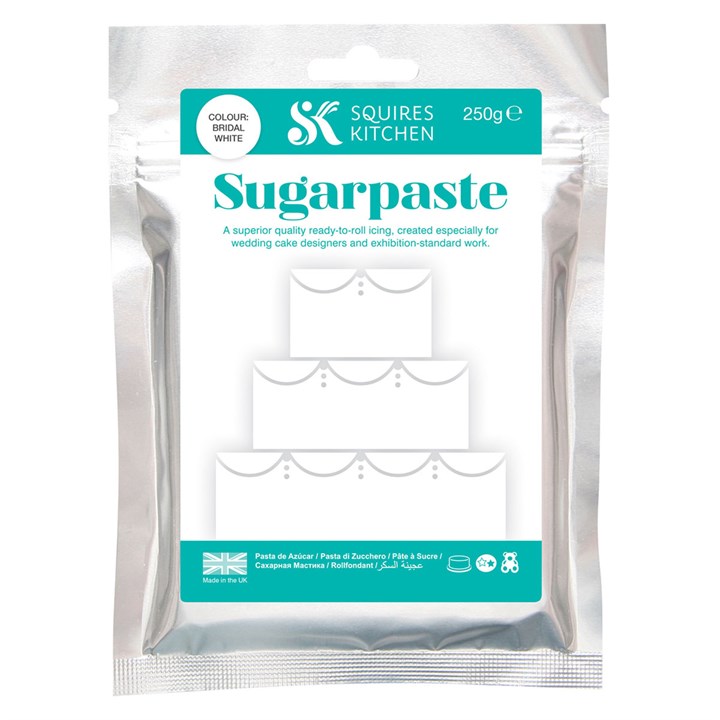 Squires Sugarpaste Bridal White 250g