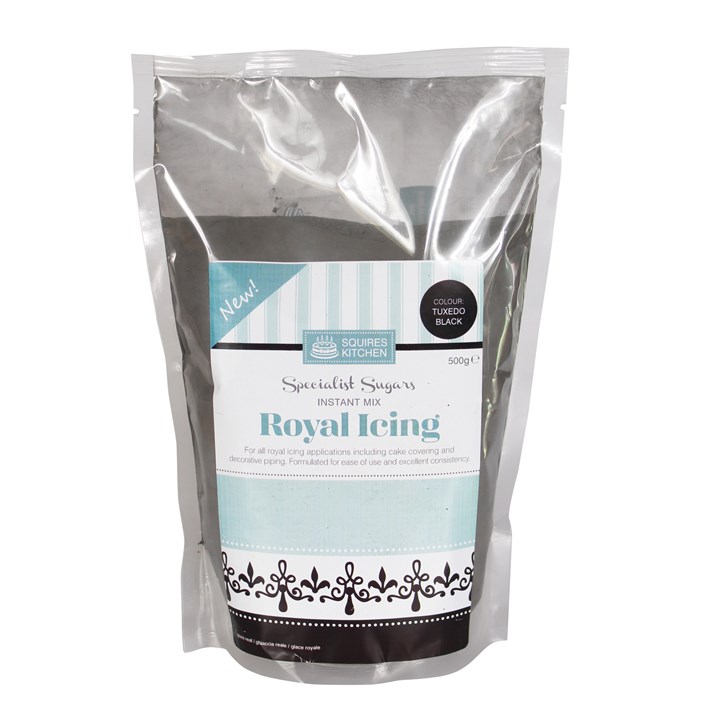 Squires Royal Icing Tuxedo Black 500g
