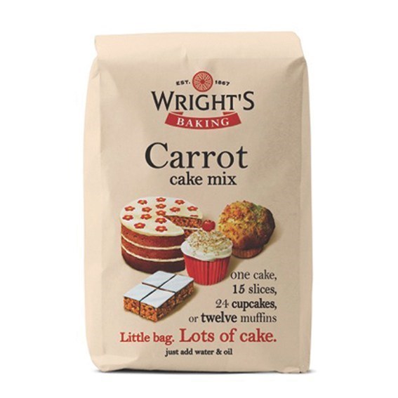 Wrights Baking Carrot Cake Mix - single